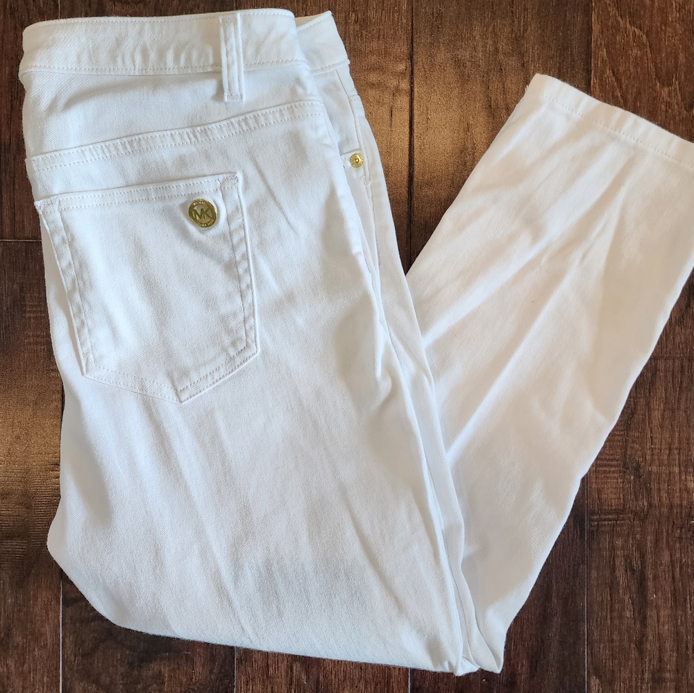 NWOT Michael Kors Izzy Skinny Cropped Jeans